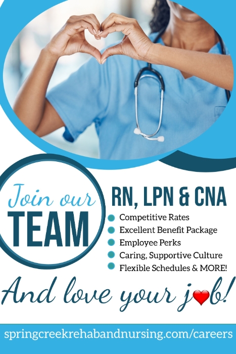 Spring Creek Rehabilitation and Nursing Center workplace 2